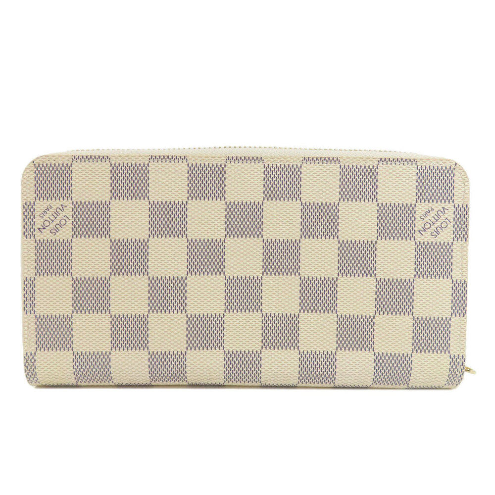 Louis Vuitton Zippy Wallet Long Coin Purse Damier Canvas Tan